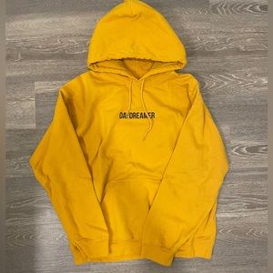 day dreamer yellow hoodie size medium